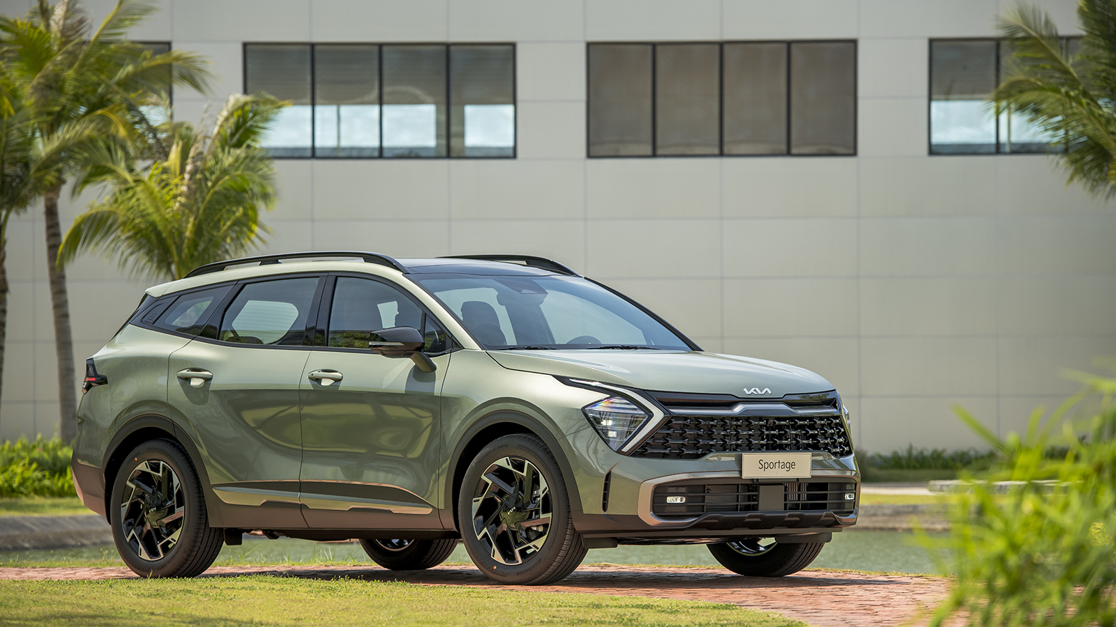 Kia Sportage xanh