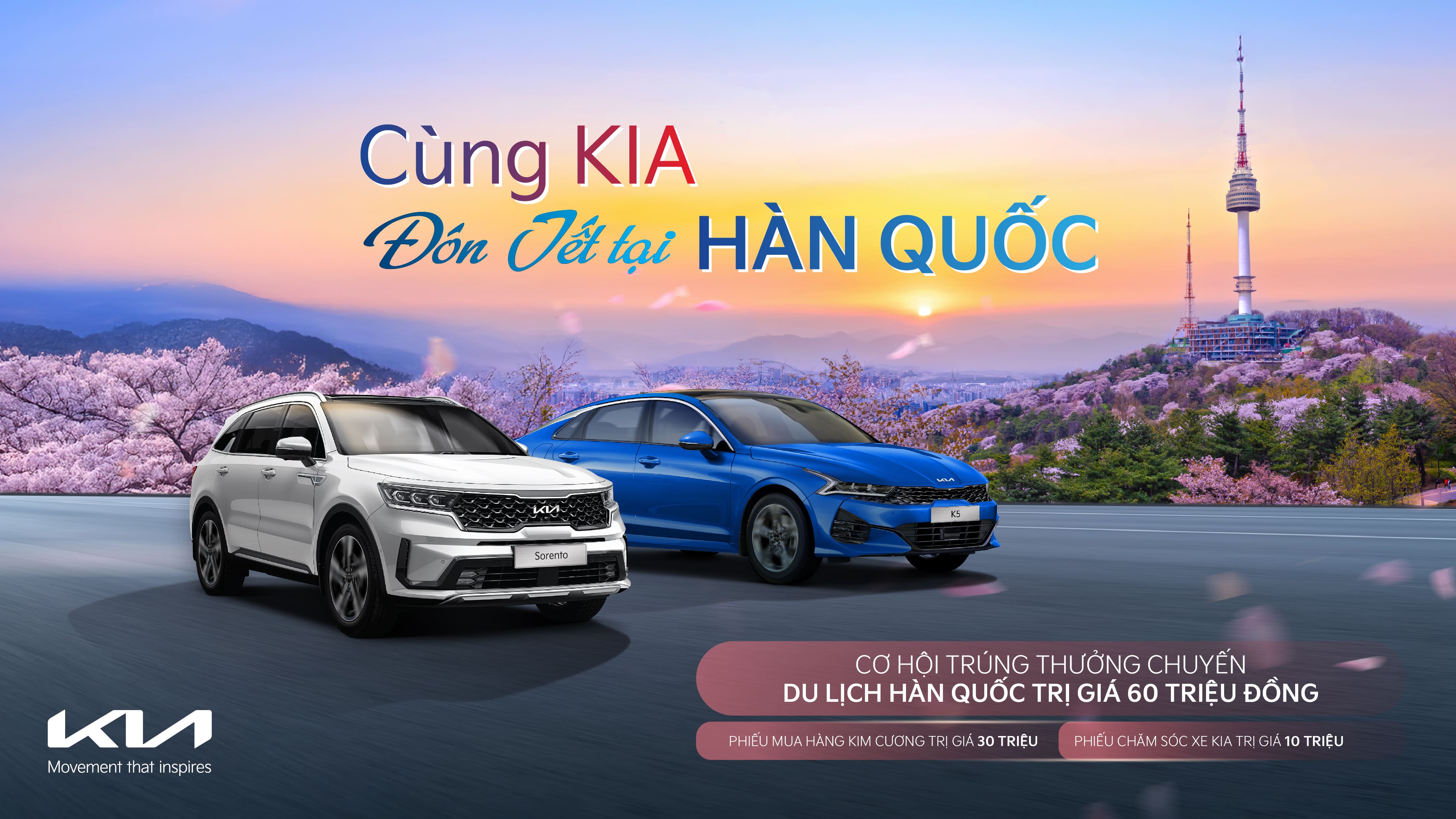 NHANH TAY RƯỚC NGAY KIA K5 VÀ KIA SORENTO VỚI ƯU ĐÃI ĐẶC BIỆT